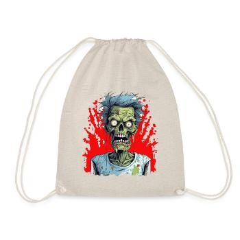 Halloween Horreur Effrayante Zombie - Sac de sport léger - nature - Devant
