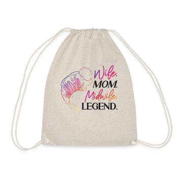 Infirmière Sage-femme Accoucheuse Maman - Sac de sport léger - nature - Devant