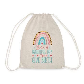 LD Labour And Delivery Nurse - Drawstring Bag - nature - Front