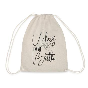 LD Labour And Delivery Nurse - Drawstring Bag - nature - Front