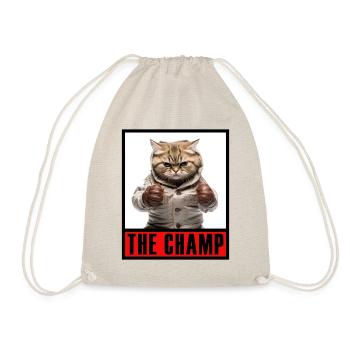 Funny Cat Boxe Arts Martiaux MMA Arts Martiaux - Sac de sport léger - nature - Devant