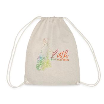 LD Labour And Delivery Nurse - Drawstring Bag - nature - Front