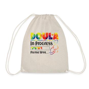 Doula Travailleuse à la naissance Doula étudiante - Sac de sport léger - nature - Devant