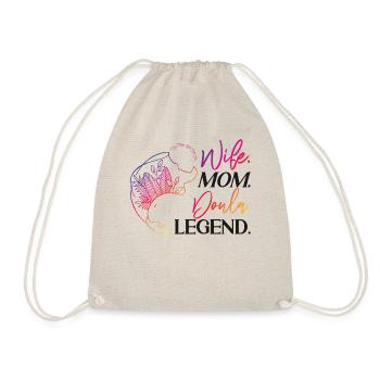 Doula accoucheuse maman femme. Maman. - Sac de sport léger - nature - Devant
