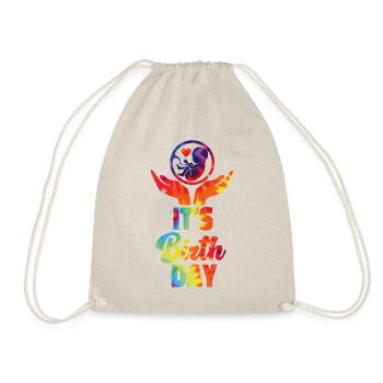 LD Labour And Delivery Nurse - Drawstring Bag - nature - Front
