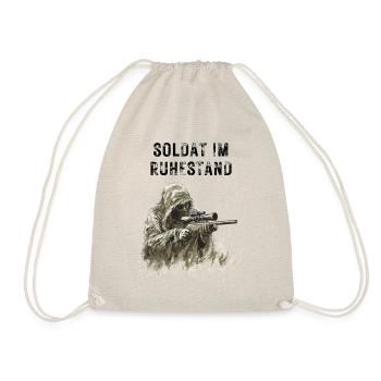Retired soldier - Drawstring Bag - nature - Front