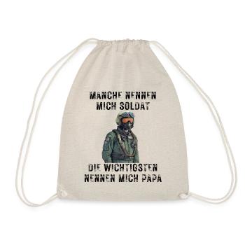 Soldat Papa - Turnbeutel - Natur - Vorne
