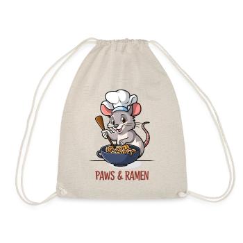 Pattes et Ramen Dictons animaux de rat drôles - Sac de sport léger - nature - Devant