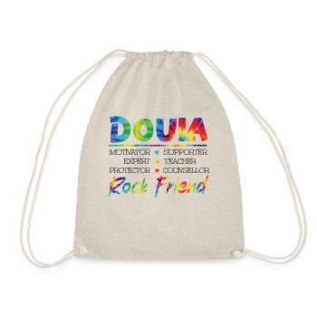 Doula Travailleuse à la naissance Doula Motivatrice - Sac de sport léger - nature - Devant