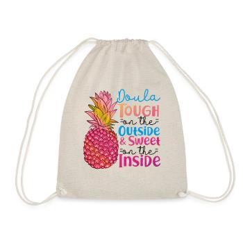 Doula Travailleuse à la naissance Doula ananas - Sac de sport léger - nature - Devant