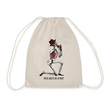 Squelette jusqu’à ce que la mort nous sépare - Sac de sport léger - nature - Devant