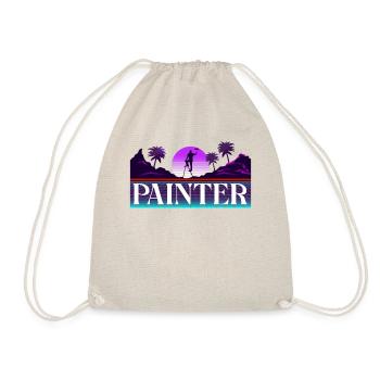 House Painter Decorator Retro 80s - Drawstring Bag - nature - Front