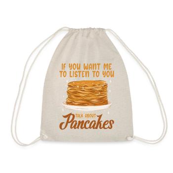 Pancake Lover Kids If You Want Me - Drawstring Bag - nature - Front
