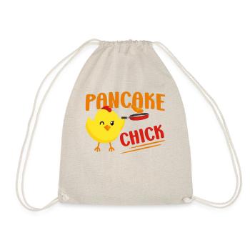 Pancake Lover Kids Chicken Girl - Turnbeutel - Natur - Vorne