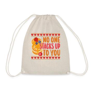 Pancake Lover Kids Valentines Day - Turnbeutel - Natur - Vorne