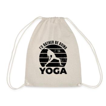 Yoga Liebhaber Zitat - Turnbeutel - Natur - Vorne