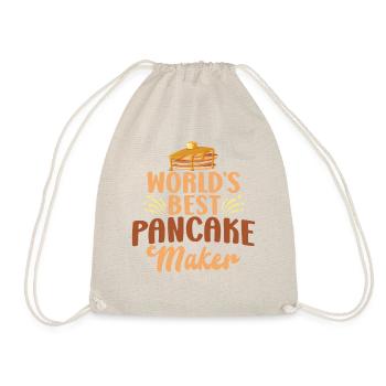 Pancake Lover Kids World's Best - Drawstring Bag - nature - Front
