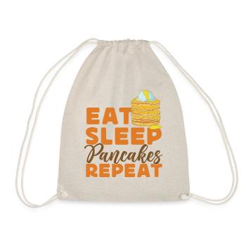 Les enfants amoureux des crêpes mangent le sommeil - Sac de sport léger - nature - Devant