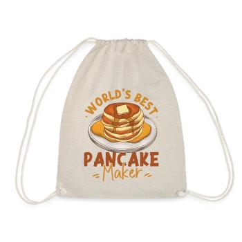 Pancake Lover Kids World's Best - Drawstring Bag - nature - Front