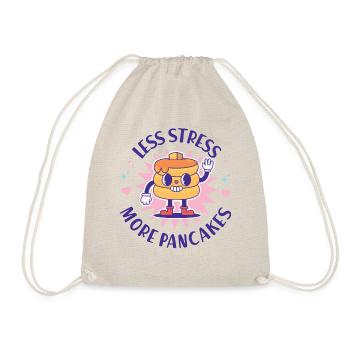 Pancake Lover Kids Less Stress - Turnbeutel - Natur - Vorne