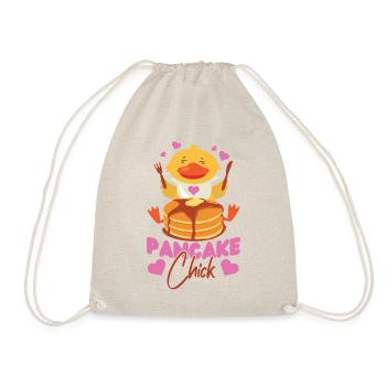 Pancake Lover Kids Chicken Girl - Turnbeutel - Natur - Vorne