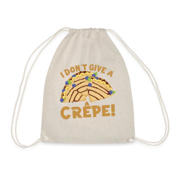 Pancake Lover Kids Pun I Don't - Drawstring Bag - nature - Front