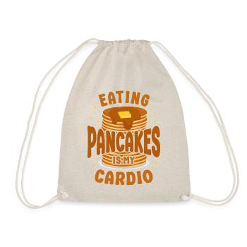 Amateur de crêpes Les enfants mangent des crêpes - Sac de sport léger - nature - Devant