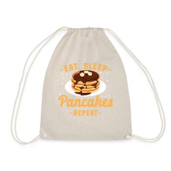Les enfants amoureux des crêpes mangent le sommeil - Sac de sport léger - nature - Devant