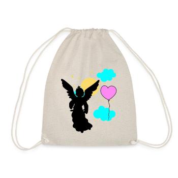 Heaven Angel Beyond End Death Funeral - Drawstring Bag - nature - Front
