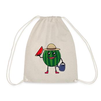 Melons, Gardener, Farmer, Gardening, Hobby Gardener, Fruit - Drawstring Bag - nature - Front