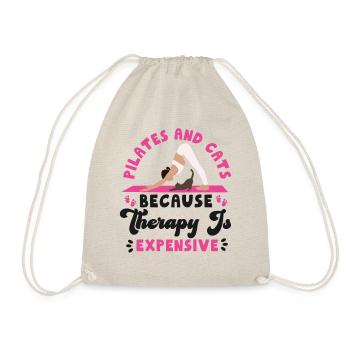 Instructeur de Pilates Enseignant Chat - Sac de sport léger - nature - Devant