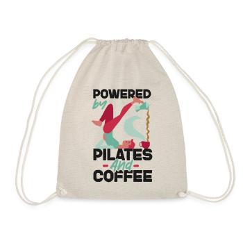 Pilates Instructor Teacher Coffee - Drawstring Bag - nature - Front