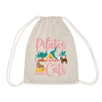Instructeur de Pilates Enseignant Chat - Sac de sport léger - nature - Devant