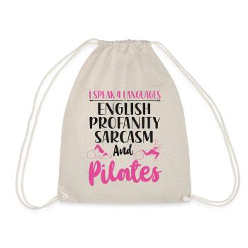 Instructeur de Pilates Professeur Je parle - Sac de sport léger - nature - Devant