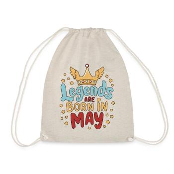 Legends are born in May - Turnbeutel - Natur - Vorne