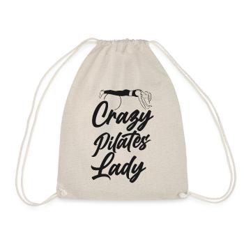 Pilates Instructor Teacher Crazy - Turnbeutel - Natur - Vorne