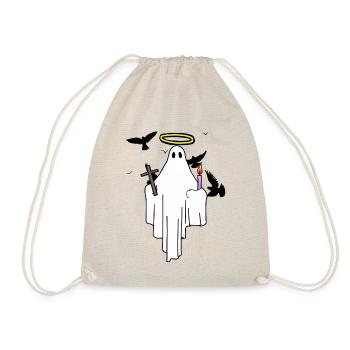 Holy Spirit Enlightenment Halo Cross - Drawstring Bag - nature - Front