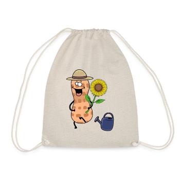 Peanut, Hobby Gardener, Garden, Nature, Nature Lover - Drawstring Bag - nature - Front