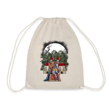 Prince Charming Prince Throne Fairy Tale Fairy Tale Character Ross - Drawstring Bag - nature - Front