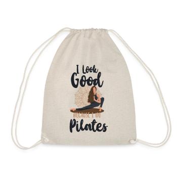 Pilates Instructor Teacher I Look - Turnbeutel - Natur - Vorne