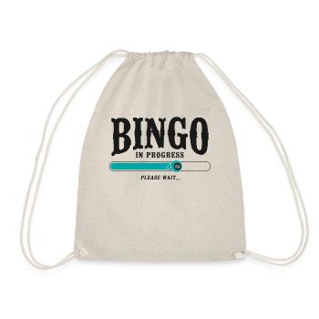 Bingo Player Bingo In Progress - Drawstring Bag - nature - Front
