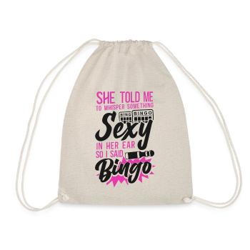 Bingo Player Ironic Sarcastic She - Turnbeutel - Natur - Vorne