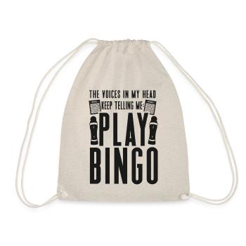 Joueur de bingo Les voix dans ma tête - Sac de sport léger - nature - Devant