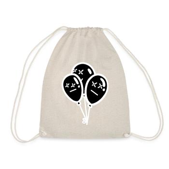 Balloons Balloons Halloween Dark - Drawstring Bag - nature - Front