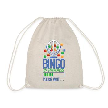 Bingo Player Bingo In Progress - Drawstring Bag - nature - Front