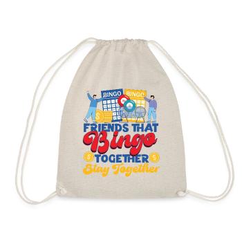 Bingo Player Friends Buddies - Turnbeutel - Natur - Vorne