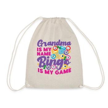 Joueur de bingo Grand-mère Grand-mère est mon - Sac de sport léger - nature - Devant