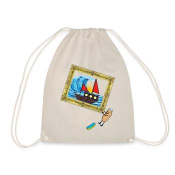 Peanut Seafarer Seaman Distress Ship - Drawstring Bag - nature - Front