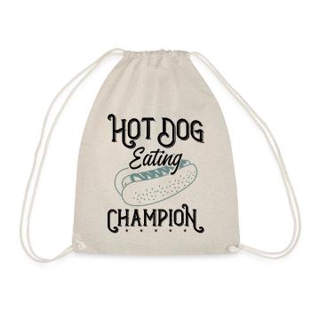 Hot-dog Adulte Manger des hot-dogs - Sac de sport léger - nature - Devant