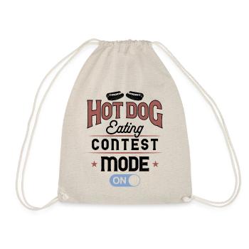 Hot-dog Adulte Manger des hot-dogs - Sac de sport léger - nature - Devant